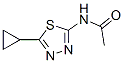Acetamide,  N-(5-cyclopropyl-1,3,4-thiadiazol-2-yl)- Struktur