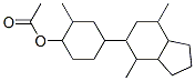 2-メチル-4-[(オクタヒドロ-4,7-メタノ-1H-インデン)-5-イル]シクロヘキサノールアセタート 化学構造式