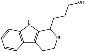 2,3,4,9-テトラヒドロ-1H-ピリド[3,4-b]インドール-1-(1-プロパノール) 化学構造式