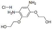 4,6-BIS(2-HYDROXYETHOXY)-m-PHENYLENEDIAMINE HCl Structure