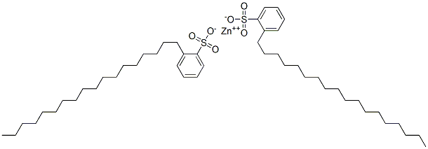 zinc octadecylbenzenesulphonate Struktur