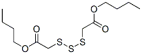 2,2'-ペルトリチオ二酢酸ジブチル 化学構造式