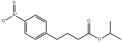 isopropyl 4-(4-nitrophenyl)butyrate Structure