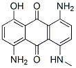 1,5-diamino-4-hydroxy-8-(methylamino)anthraquinone Structure