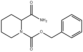 1-CBZ-ピペコリンアミド 化学構造式
