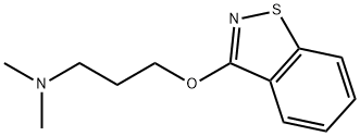 3-(1,2-benzisothiazol-3-yloxy)-N,N-dimethylpropylamine Structure