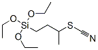 1-メチル-3-(トリエトキシシリル)プロピルチオシアナート 化学構造式