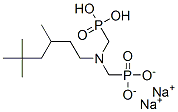 disodium dihydrogen [[(3,5,5-trimethylhexyl)imino]bis(methylene)]diphosphonate Structure