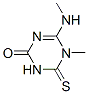 5,6-ジヒドロ-5-メチル-4-(メチルアミノ)-6-チオキソ-1,3,5-トリアジン-2(1H)-オン 化学構造式