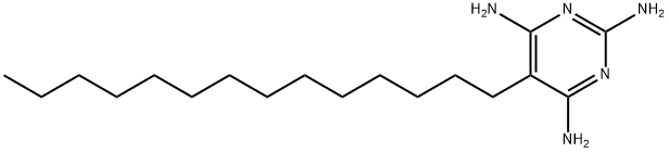 5-tetradecylpyrimidine-2,4,6-triamine 结构式