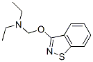 [(1,2-benzisothiazol-3-yloxy)methyl](diethyl)amine Structure