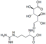 L-arginine mono-D-galacturonate Struktur