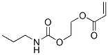 2-[[(propylamino)carbonyl]oxy]ethyl acrylate Structure