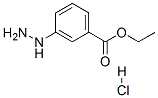 3-HYDRAZINO-BENZOIC ACID ETHYL ESTER HCL Struktur