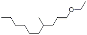 1-エトキシ-4-メチル-1-デセン 化学構造式