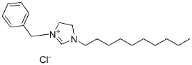 3-benzyl-1-decyl-4,5-dihydro-1H-imidazolium chloride Structure