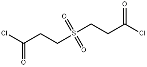 3,3'-sulphonyldipropionyl dichloride Structure