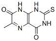2,3-ジヒドロ-6-メチル-2-チオキソ-4,7(1H,8H)-プテリジンジオン 化学構造式