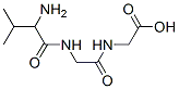 N-(N-DL-valylglycyl)glycine Structure