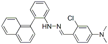 2-chloro-4-(dimethylamino)benzaldehyde 2-naphthylphenylhydrazone Structure
