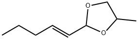 反式-2-己烯醛丙二醇缩醛 结构式