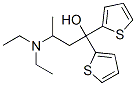 [alpha-[2-(diethylamino)propyl]-alpha-2-thienyl]thiophene-2-methanol 结构式