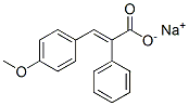 sodium [(4-methoxyphenyl)methylene]phenylacetate Structure