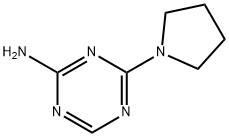4-(1-PYRROLIDINYL)-1,3,5-TRIAZIN-2-AMINE Struktur
