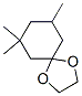 7,7,9-Trimethyl-1,4-dioxaspiro[4.5]decane 结构式