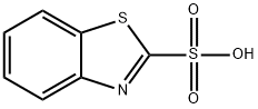 ベンゾチアゾール-2-スルホン酸 化学構造式