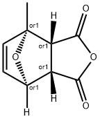 1-Methyl-7-oxabicyclo[2.2.1]-5-heptene-2,3-dicarboxylicanhydride 结构式