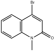 4-溴-1-甲基-喹啉-2-酮 结构式