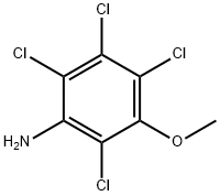 2,4,5,6-Tetrachloro-m-anisidine Struktur