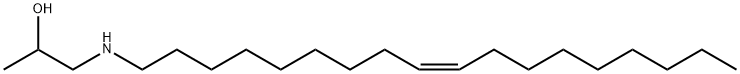 1-[(Z)-9-オクタデセニルアミノ]-2-プロパノール 化学構造式