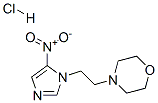 4-[2-(5-nitro-1H-imidazole-1-yl)ethyl]morpholine monohydrochloride 结构式