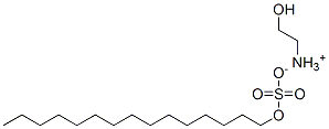 (2-hydroxyethyl)ammonium pentadecyl sulphate Structure
