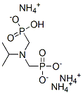 triammonium hydrogen [[(1-methylethyl)imino]bis(methylene)]bisphosphonate 结构式