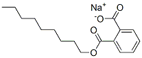 sodium nonyl phthalate Structure