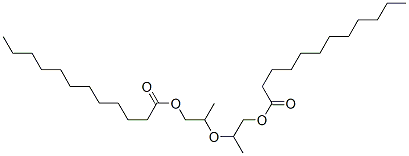 ビスドデカン酸オキシビス(1-メチル-2,1-エタンジイル) 化学構造式