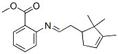 methyl 2-[[2-(2,2,3-trimethyl-3-cyclopenten-1-yl)ethylidene]amino]benzoate|