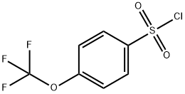 4-(トリフルオロメトキシ)ベンゼンスルホニルクロリド 化学構造式