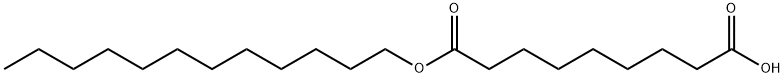 dodecyl hydrogen azelate Structure