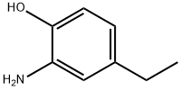 2-氨基-4-乙基苯酚 结构式