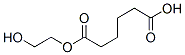 ヘキサン二酸水素1-(2-ヒドロキシエチル) 化学構造式