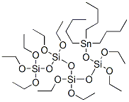 12,12-dibutyl-4,4,6,6,8,8,10,10-octaethoxy-3,5,7,9,11-pentaoxa-4,6,8,10-tetrasila-12-stannahexadecane 结构式