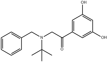 1-(3,5-Dihydroxyphenyl)-2-[(1,1-diMethylethyl)(phenylMethyl)aMino]ethanone HydrobroMide Structure