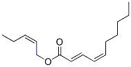 (Z)-2-pentenyl (2E,4Z)-2,4-decadienoate Structure