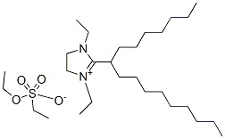 (Z)-1,3-diethyl-2-(8-heptadecyl)-4,5-dihydro-1H-imidazolium diethyl sulphate Structure