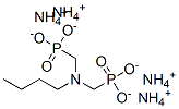 [(butylimino)bis(methylene)]bisphosphonic acid, ammonium salt Struktur