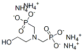 [[(2-ヒドロキシエチル)イミノ]ビス(メチレン)]ビスホスホン酸/アンモニア,(1:x) 化学構造式